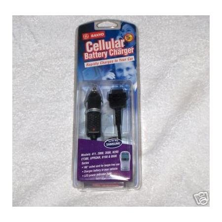 Sanyo cell battery CAR charger~411,2000,3500,N200,8500~free shipping