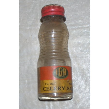 Old IGA celery salt spice bottle
