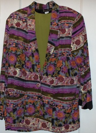 Fall Blazer size 8 w/ matching shell top sz medium
