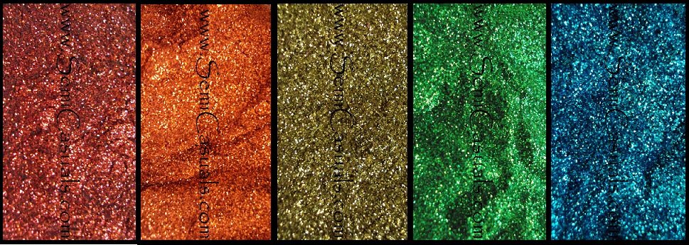 5 COLOR GLITTER SET A 1.25 oz
