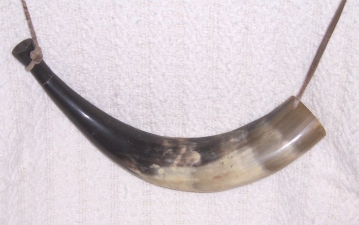 OLD HORN VERY NICE DECOR OR COLLECTION"ESTATE FIND"