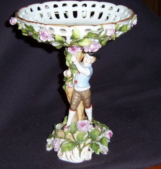 Meissen Dresden Von Schierholz old Compote "Germany"