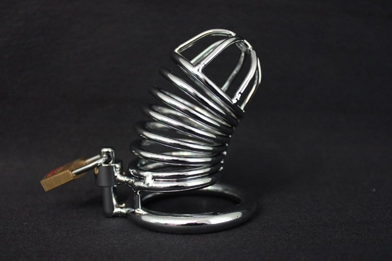 Stainless Steel Male Chastity Device M-1006