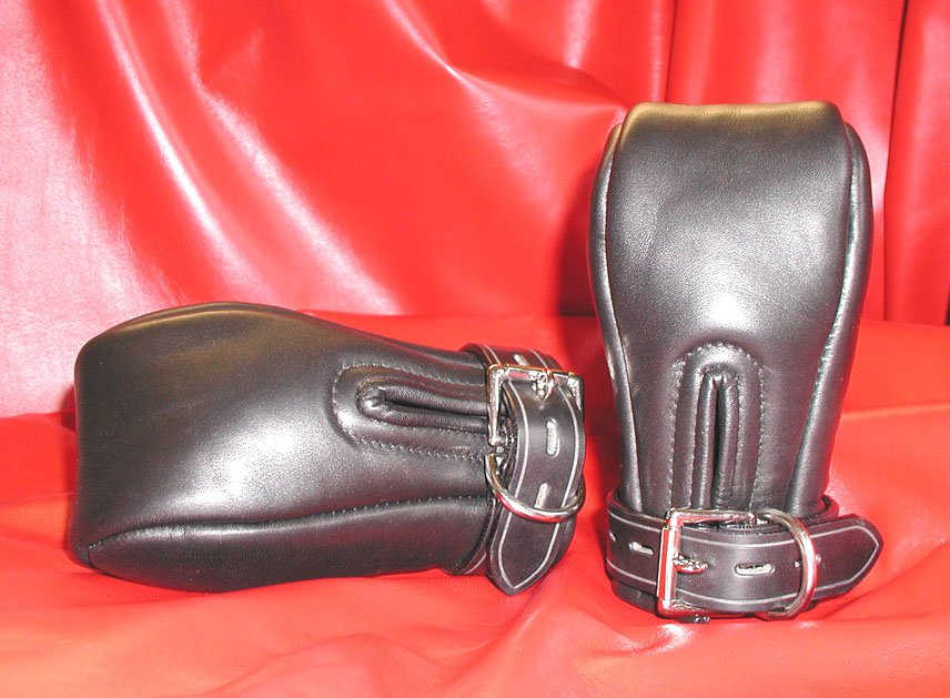 Leather Padded Fist Mitts