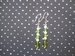 Green/Pearl dangles