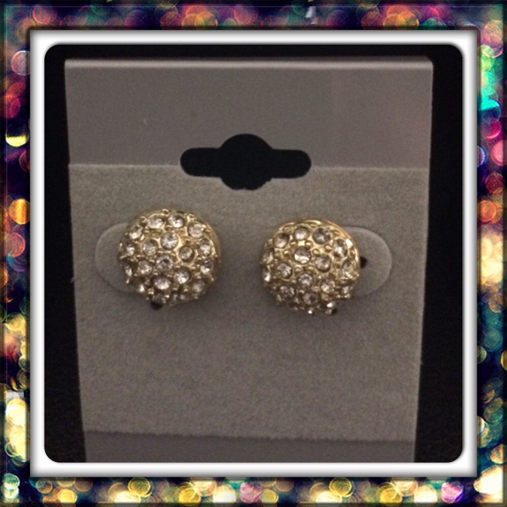 Handmade Gold Bling Studs