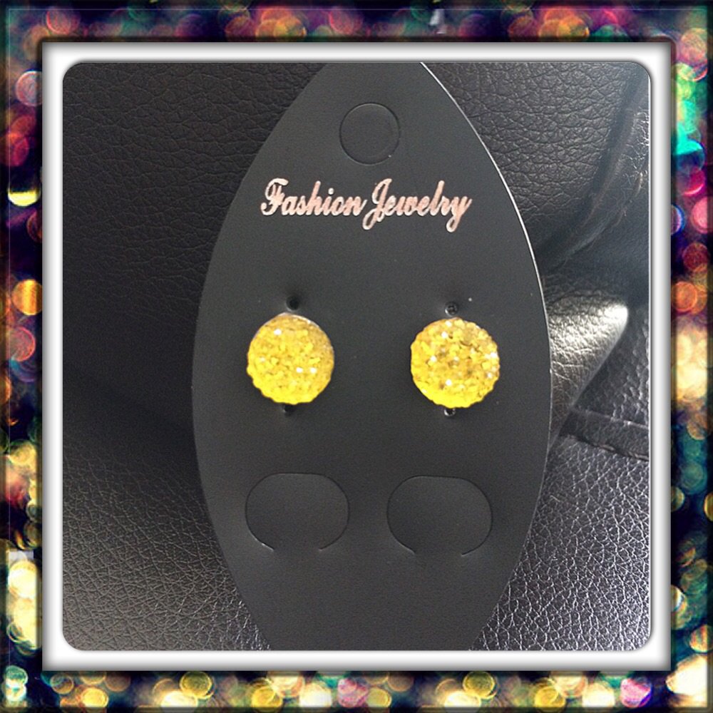Handmade Lemon Drop Studs