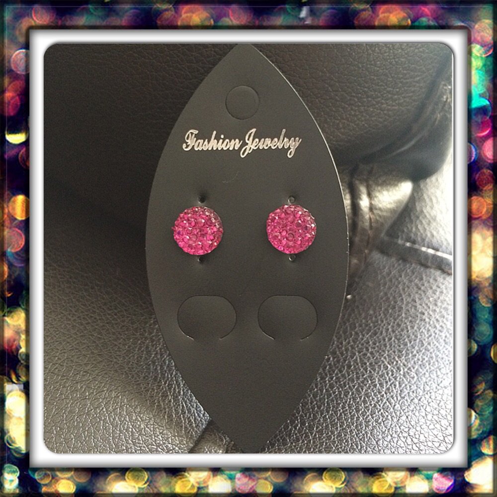 Handmade grape hard candy studs