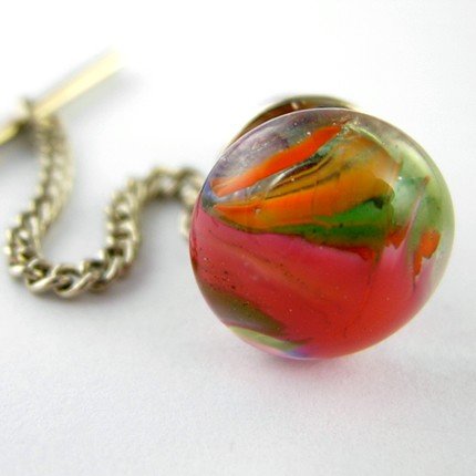 Fused Glass Tie Pin