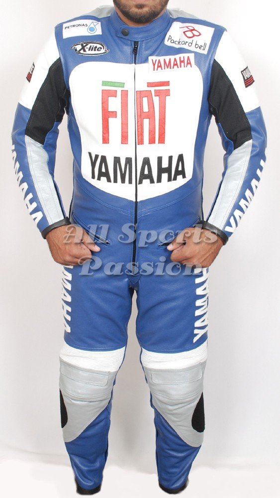Yamaha FIAT Motorcycle Racing Leather Suit ASP-7711