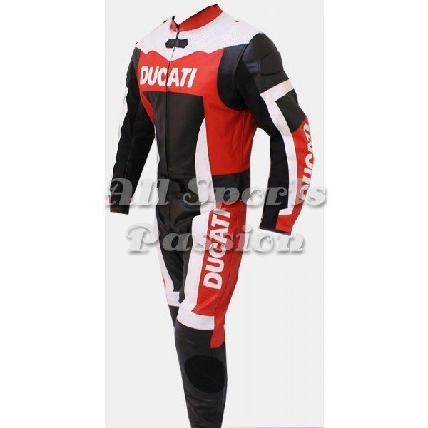 Ducati Motorbike Racing Leather Suit 2-Pc ASP-7717