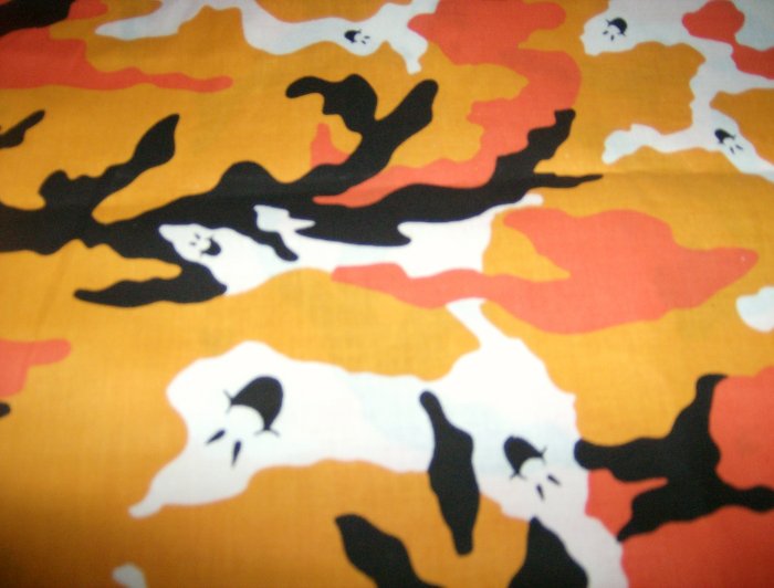 Ghostly Camo Fitted Diaper and Cover Sz Large *Halloween*