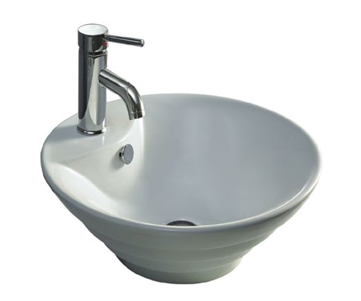 18-3/4" White Above Counter China Lavatory (CTA1919-8)