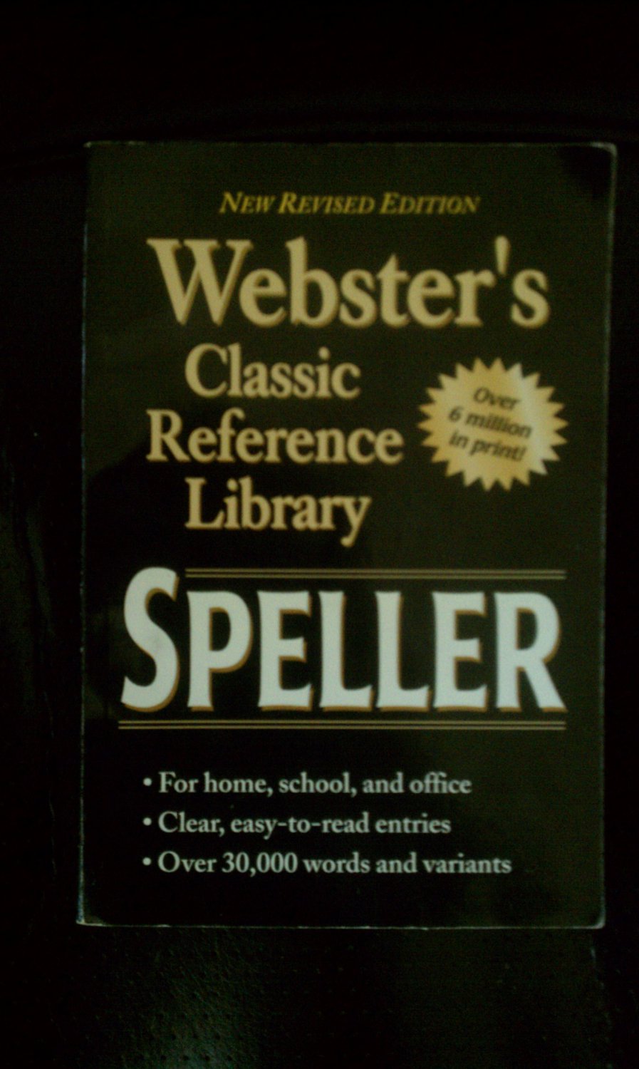 Webster's Speller Webster's Classic Reference Library (Paperback)