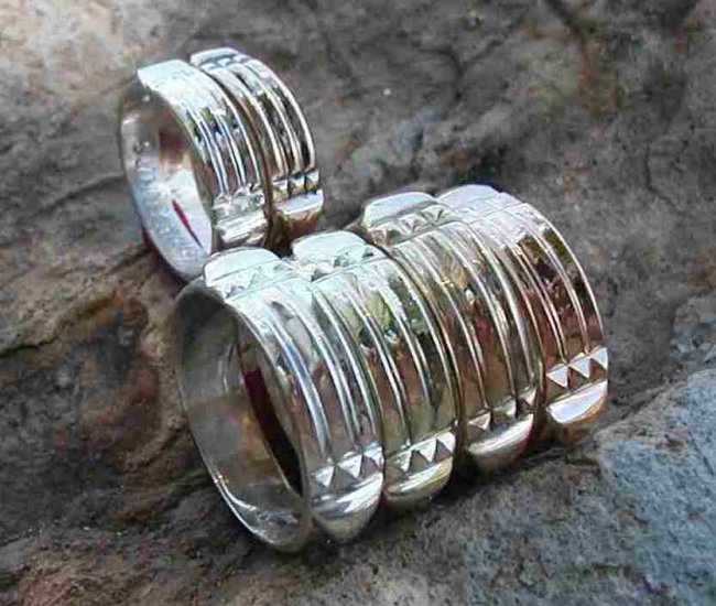 Silver Atlantis Ring SIZE 6