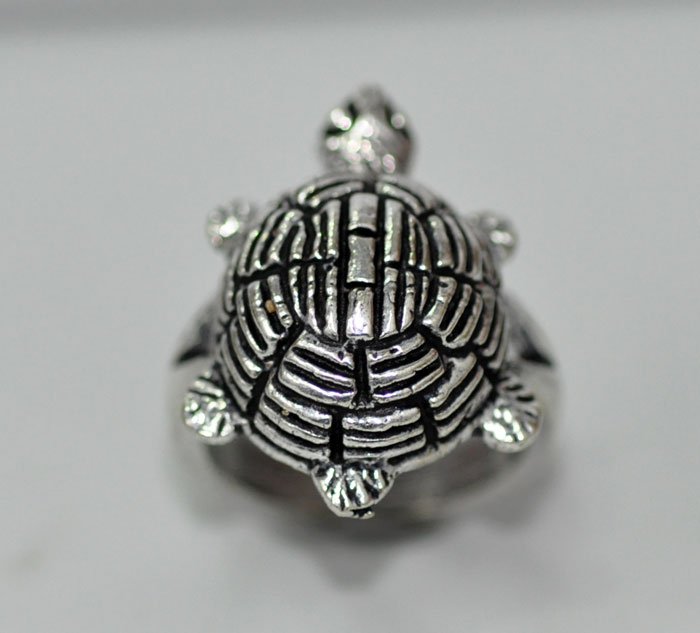 Beautiful Tortoise shape silver ring @ Factory Price