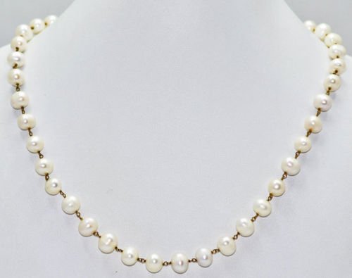 Chain of Natural Sea Water Pearl Beads, Jewellery