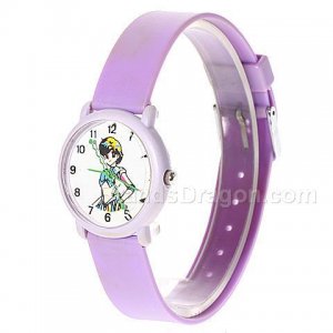Lovely and Fashion Sailor Moon Picture Wrist Watch for Children (Purple)