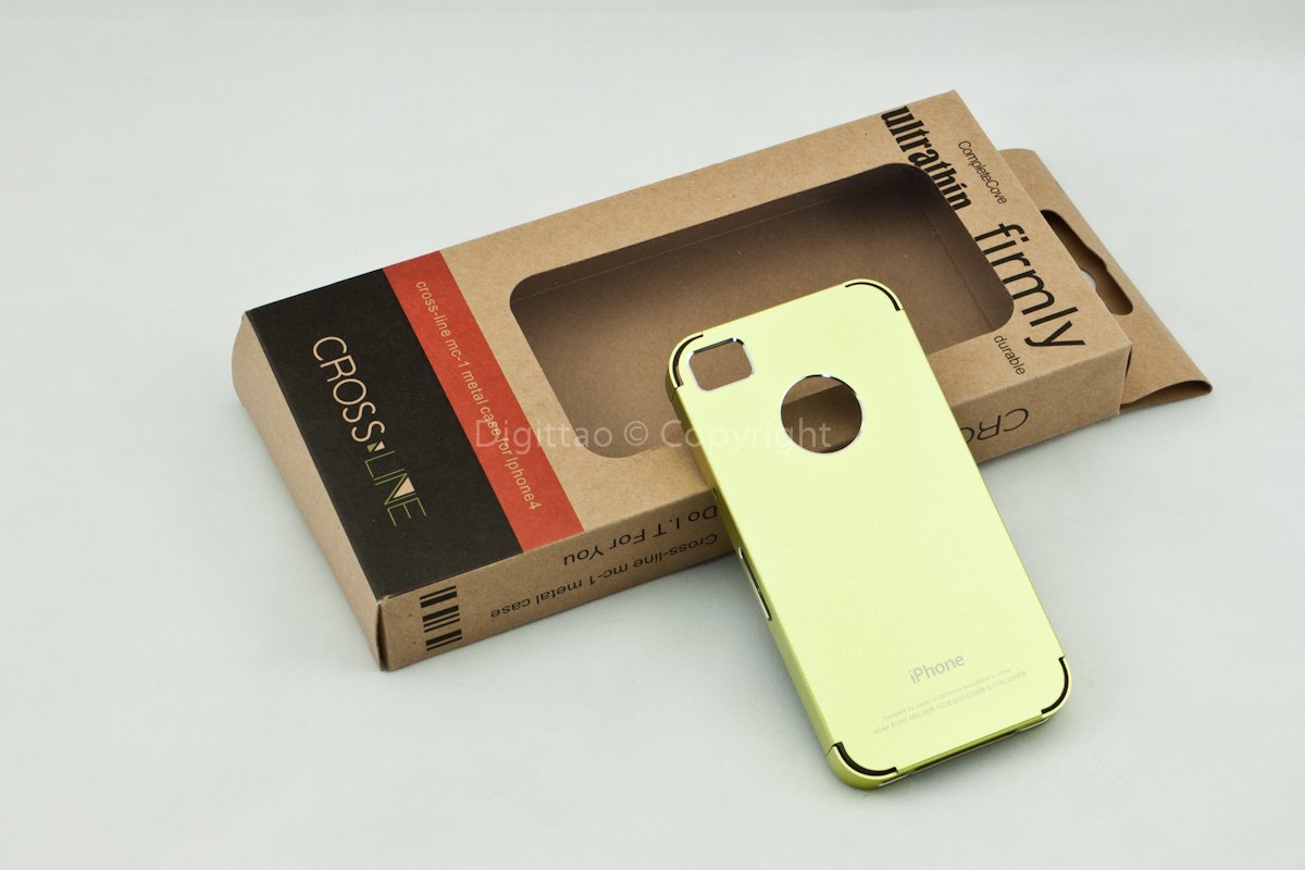 iPhone4 cases Crossline (Shiny Yellow)
