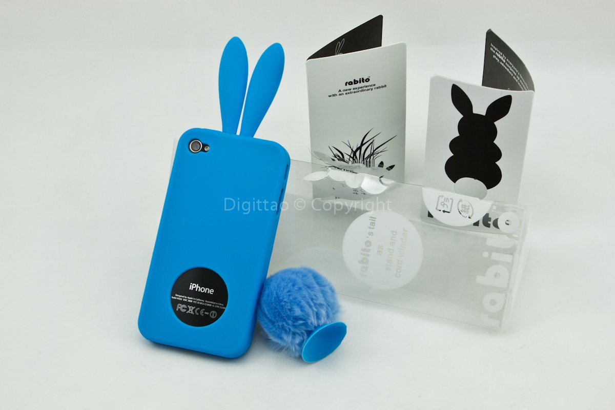 iPhone4 cases Rabito (BLUE)