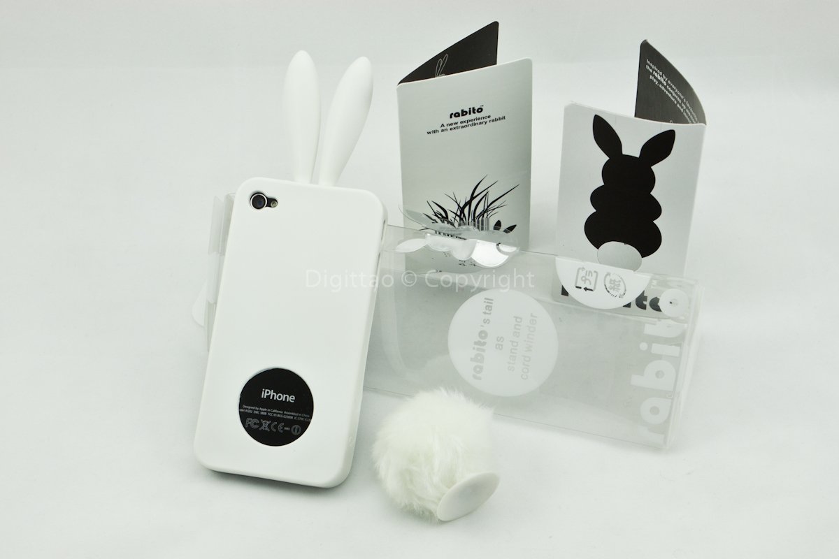 iPhone4 cases Rabito (WHITE)