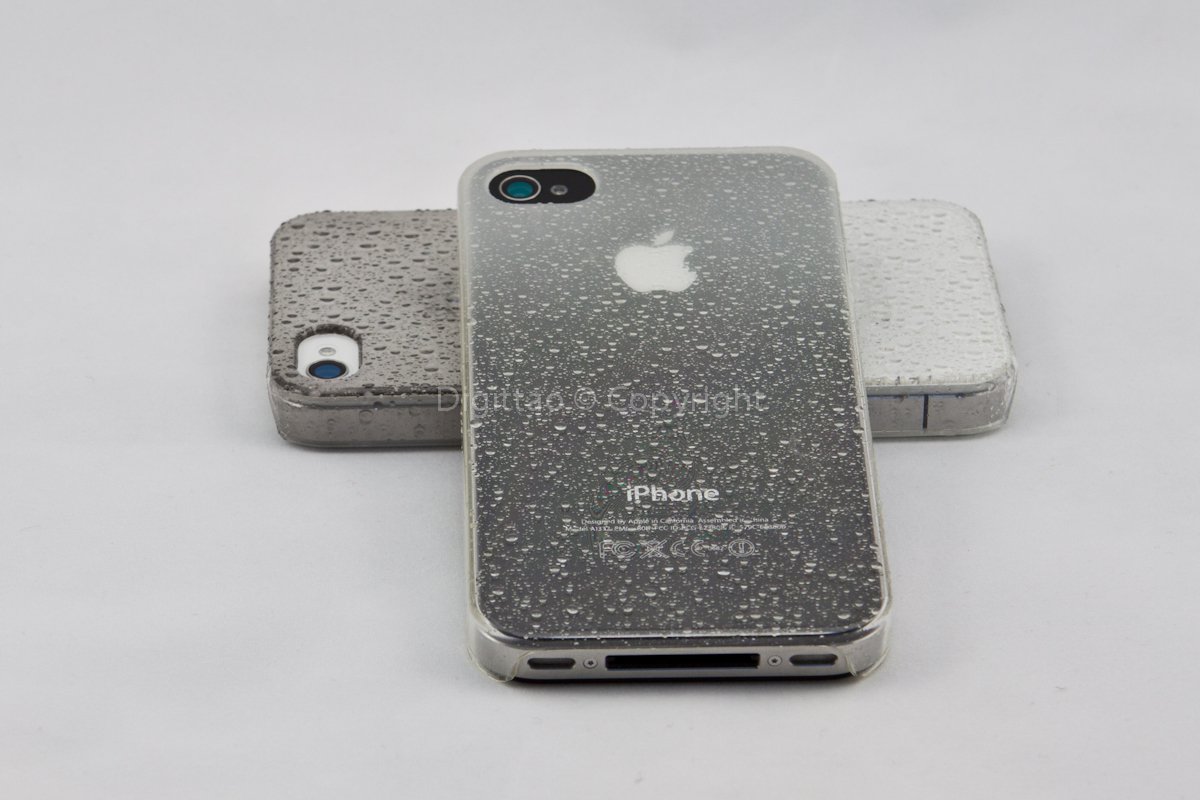 iPhone cases WaterDrops classic (WHITE)