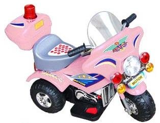 Girls Pink Motorized Cycle