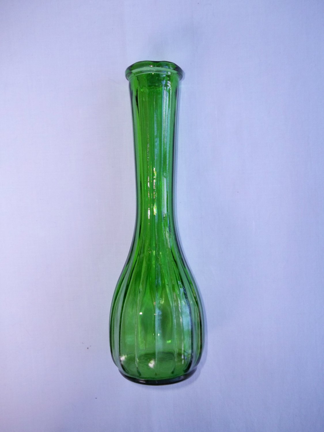 Antique Green Glass Vases