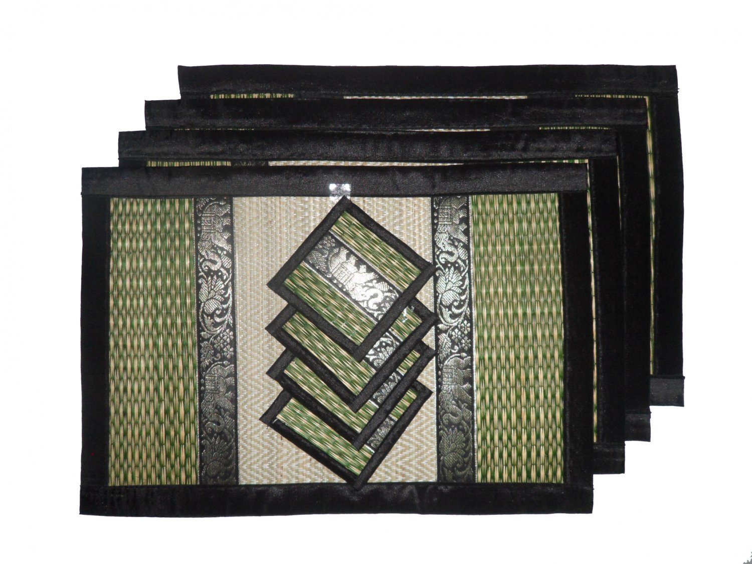 THAI NICE GREEN SEDGE TABLE MATS