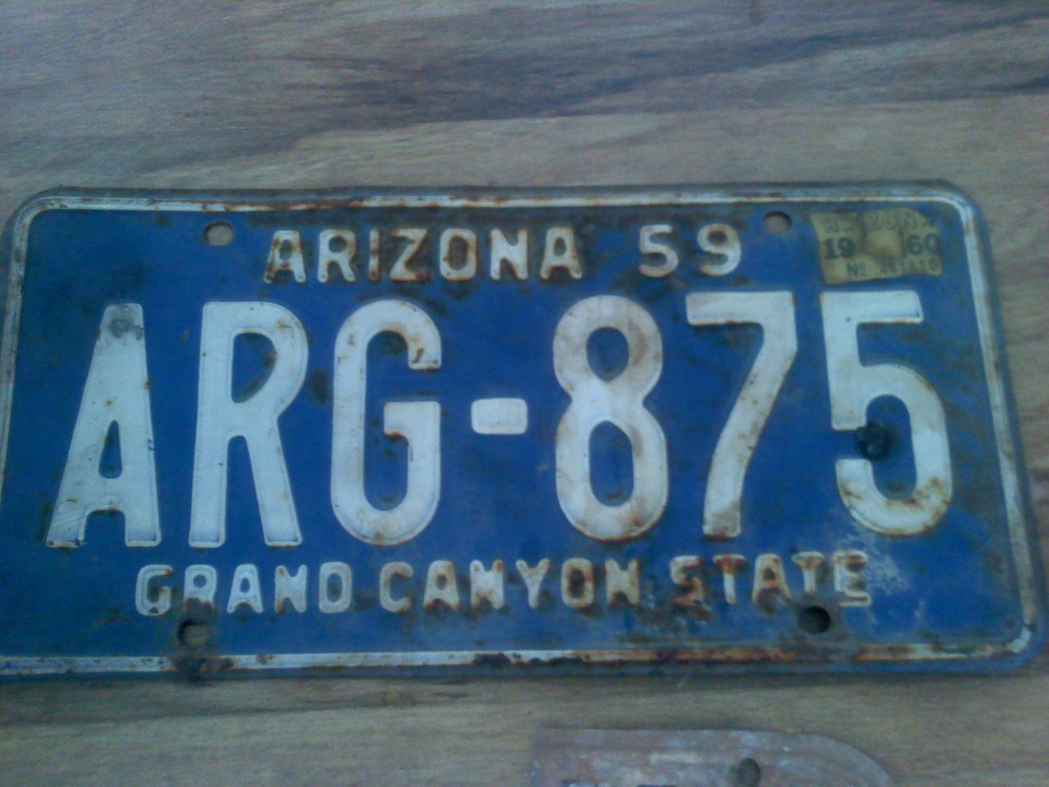 1959 ARIZONA LICENSE PLATE