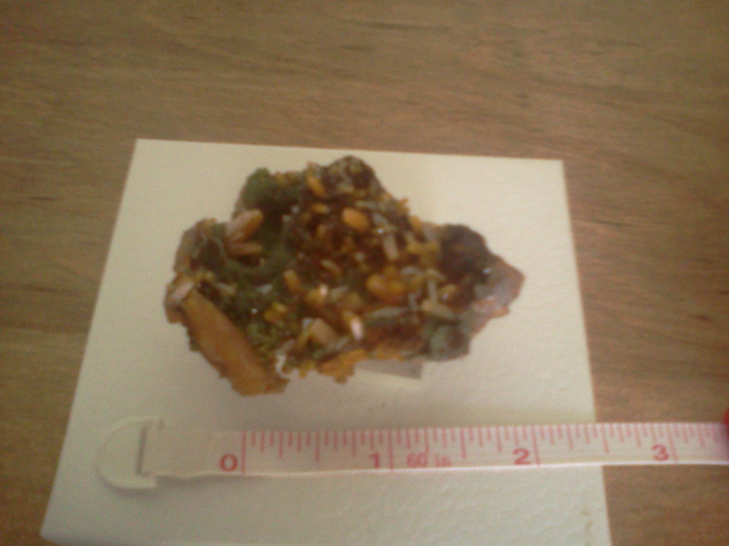 WULFENITE W/ MIMITITE