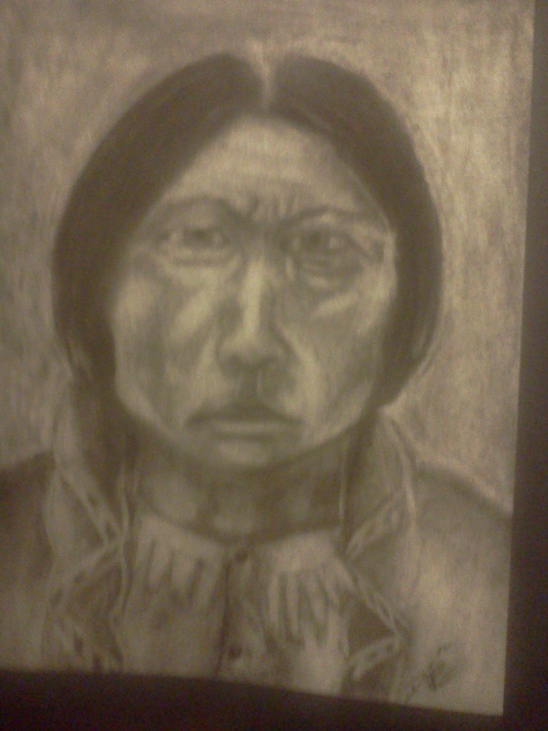 ORIGINAL CHARCOL DRAWING