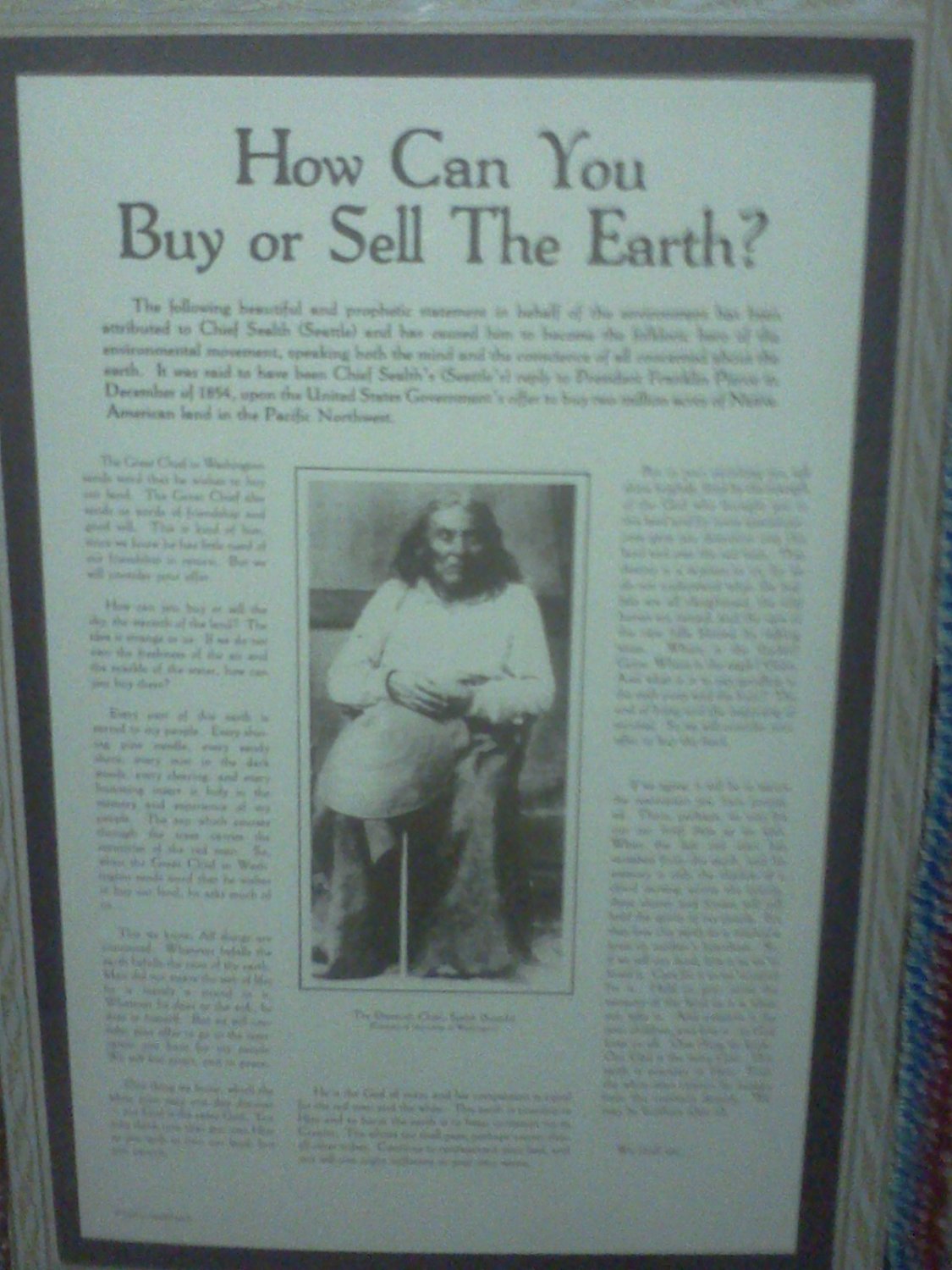 CHIEF SEATTLE PICTURE