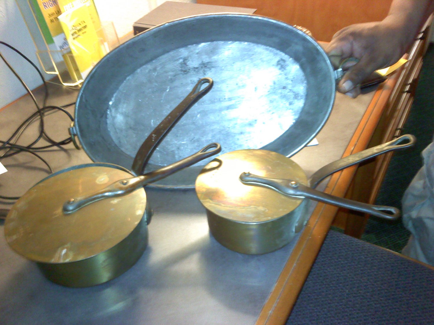 1944 FRENCH COPPER POTS