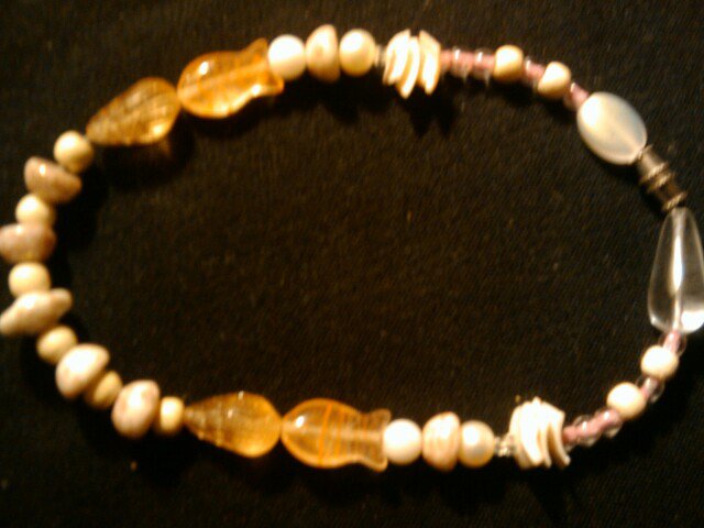 handcrafted sandy beach 10" fashion anklet