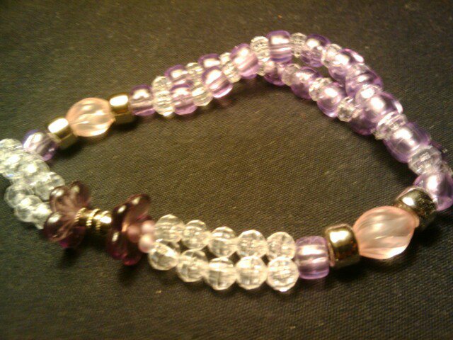 handcrafted 11" lavender fashion anklet