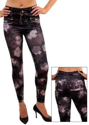 Charcoal Distressed Jeggings ONE SIZE FITS ALL