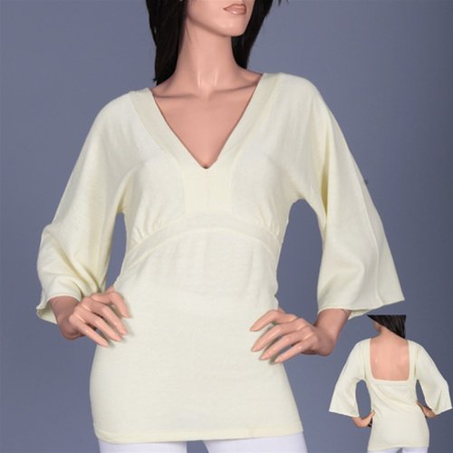 Long Sleeve Cream Blouse SMALL, MEDIUM, LARGE