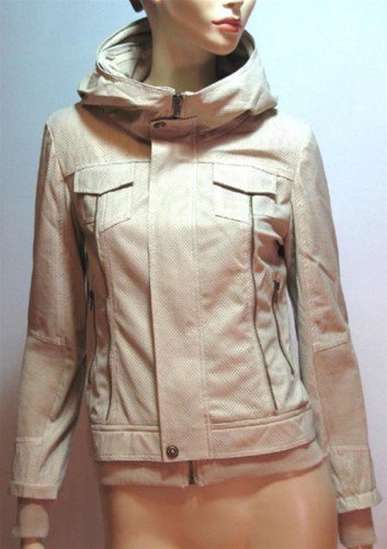 Beige Pleather Jacket - SMALL, MEDIUM, LARGE