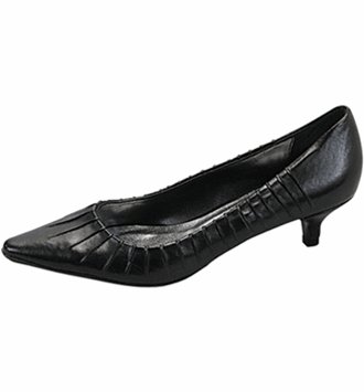 Women Black Low Heel SIZES: 6 - 6.5 - 7 - 7.5