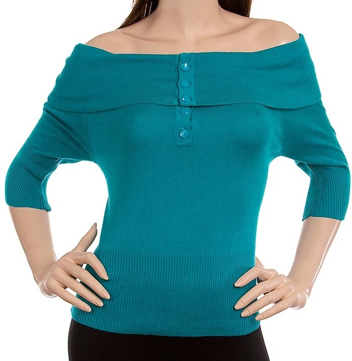 Teal Off shoulder Blouse XSMALL, SMALL
