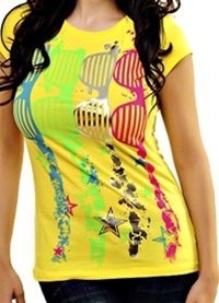 Yellow "Shades" Tee SMALL