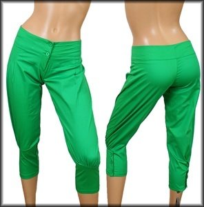 Green Capri Pants SMALL, MEDIUM, LARGE