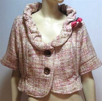 Plus Pink Woven Jacket - 1XL - 4XL