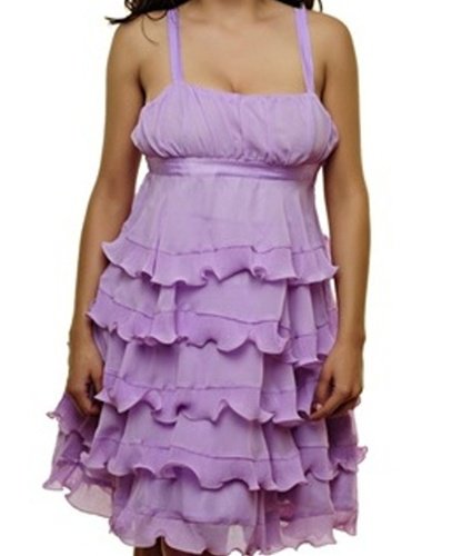 Purple Empire Waist Dress SMALL, MEDIUM