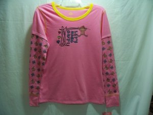 MUDD Girl's Pink Graphic Nightshirt, SZ L 11/13, NWT