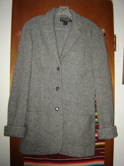 Womens Ralph Lauren Black Label Gray Wool Jacket 6