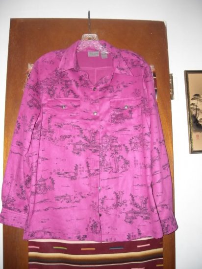 Womens Chicos Shirt Asian Pink 1