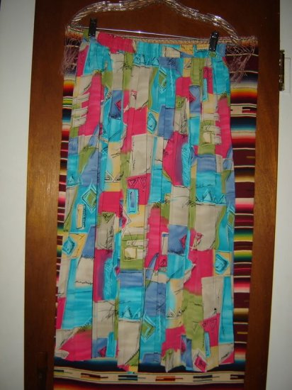 Womens Alfred Dunner Elastic Waist Pleated Skirt 12