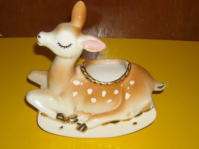 Vintage Deer Planter
